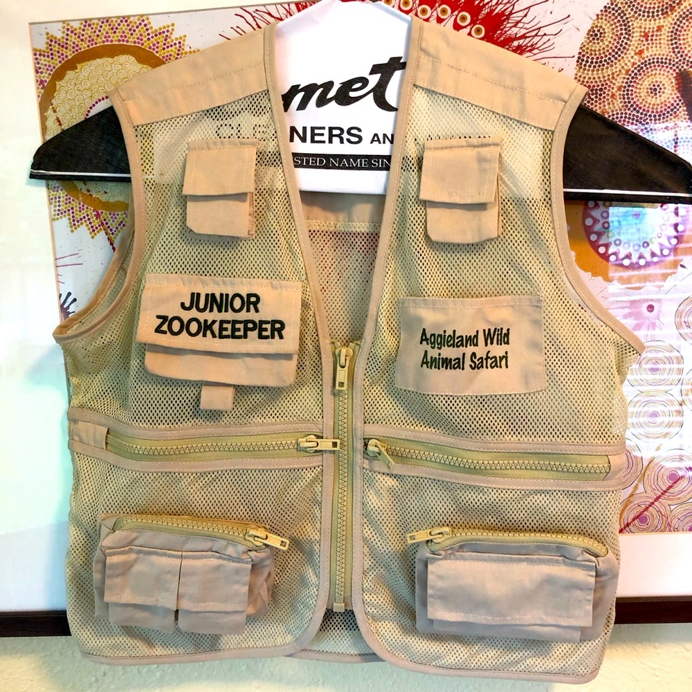 Aggieland Wild Animal Safari Junior Zookeeper Vest L